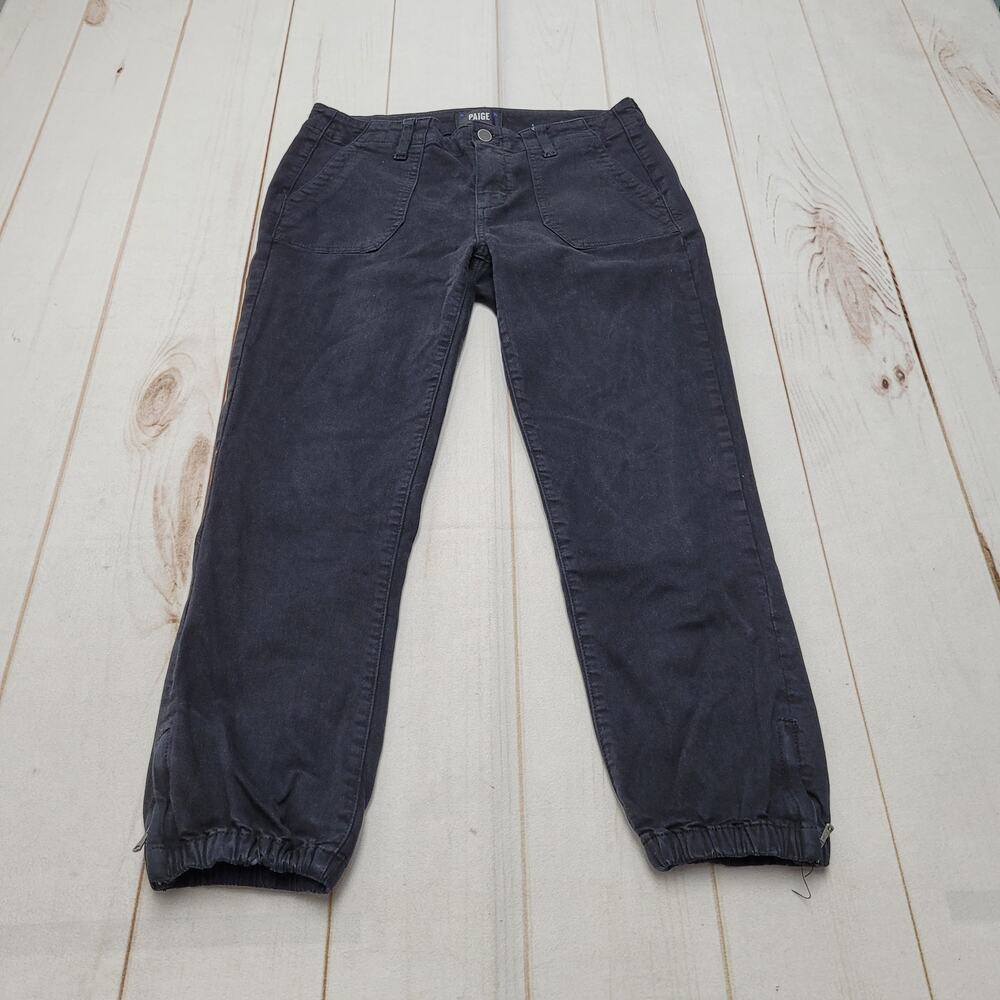 Paige Anthropologie Maisley black jogger pants relaxed 28